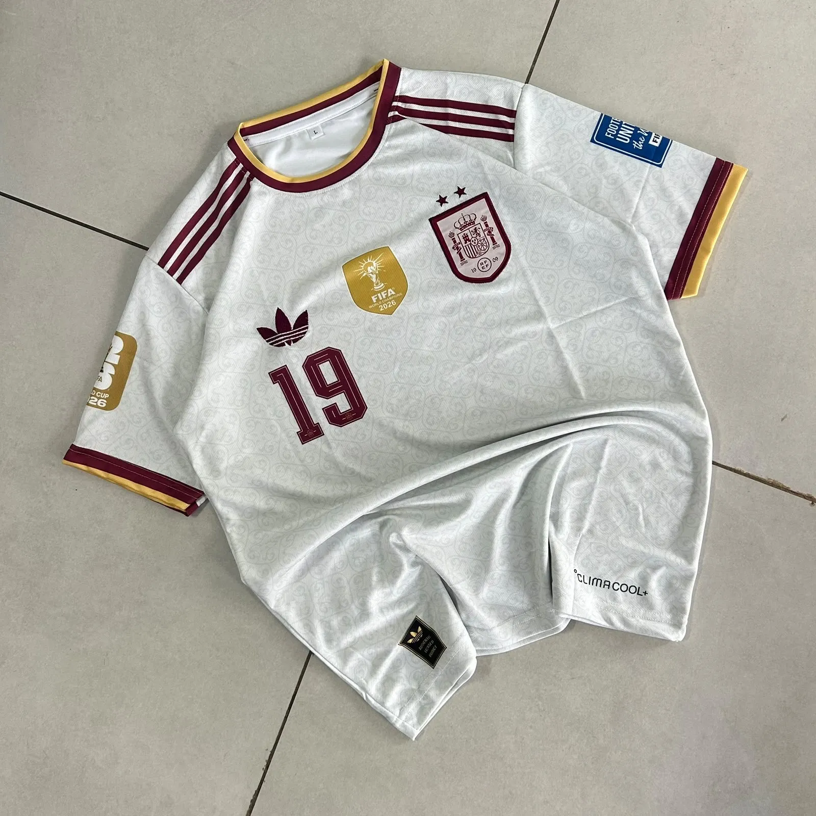 Spain away Lamine yamal Jersey 